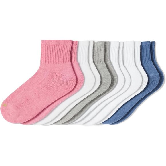 Women's Wild Rose 6 Pair Pack Winter Soft Warm Thick Cold Mini Crew Calf Socks - Picture 2 of 7